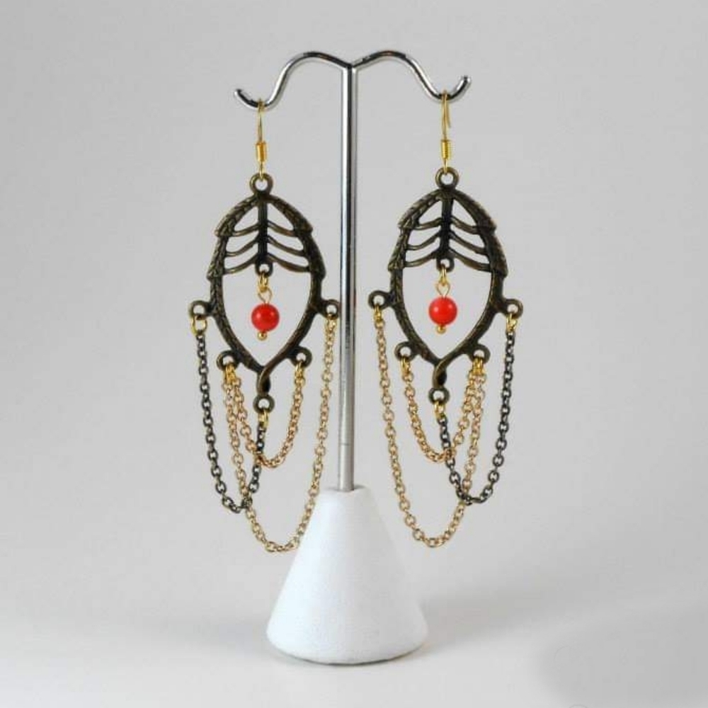 Beautifully handcrafted pair of earrings